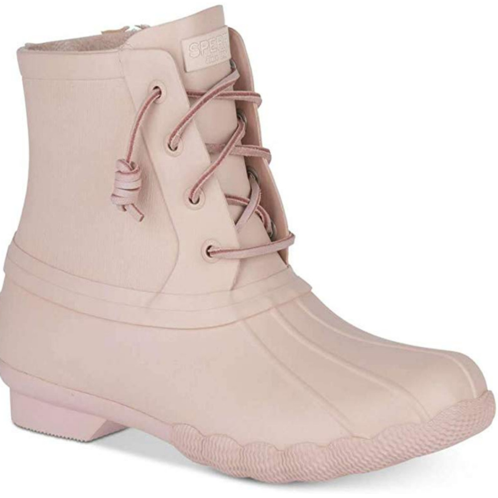 Sperry Saltwater Flooded ---Rose. Size 8M